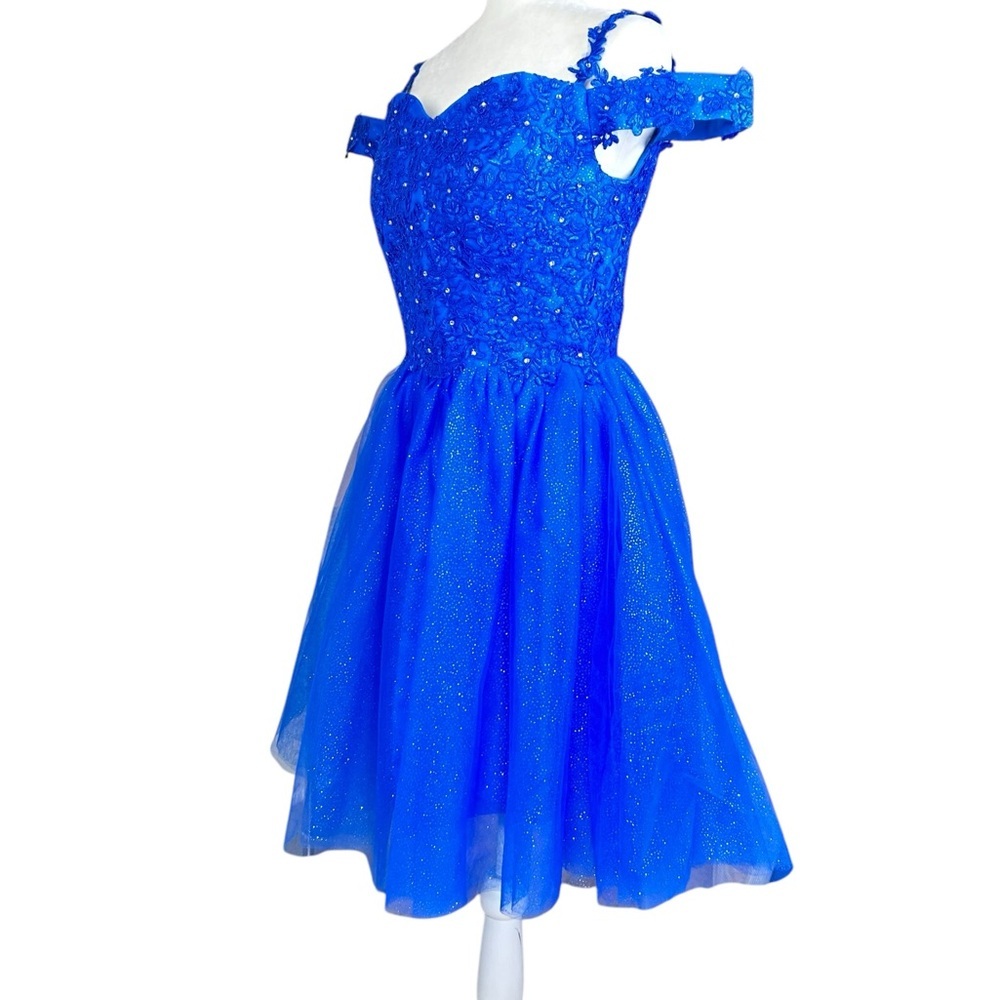 NEW Lavetir Fairycore Dress 8 Dance Sparkle Lace Up Tulle Cosplay Corset - Picture 5 of 16